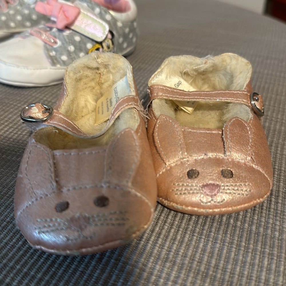 💚5 Bundle 4 baby girl shoes size 0-12 months - Picture 2 of 7